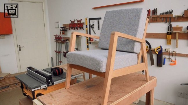 Изготовление кресла в стиле середины прошлого века