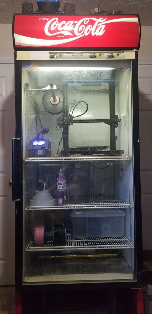 Шкаф для 3D-принтера - из холодильника для напитков
