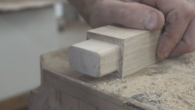 Стул из дуба = технология изгибания древесины